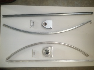 Kuggst�nger aluminium och st�l